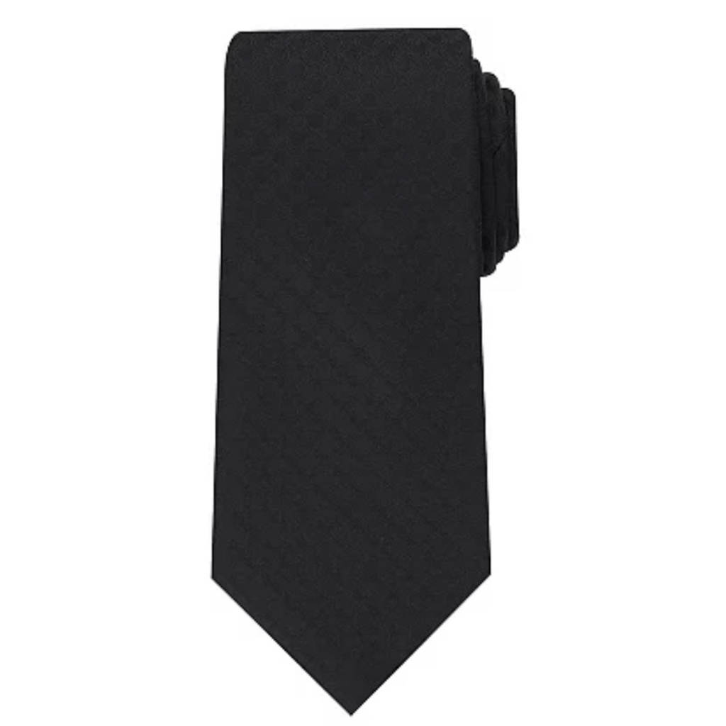 Bespoke Solid Black Tie.